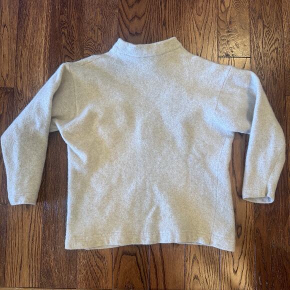 VTG United Colors of Benetton Womens 34" Lambswool Short Sweater 90's Panda - Picture 3 of 16